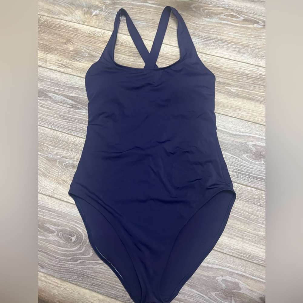 Andie Navy Blue One-Piece Swimsuit